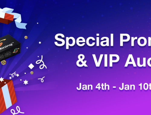 January 2019 Special Promotion and VIP Auction